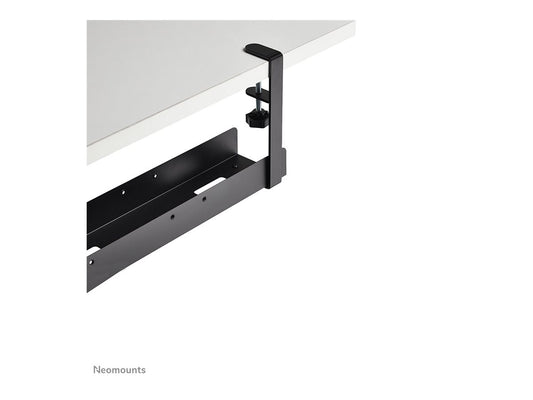 NEOMOUNTS Cable Management Tray max 5kg. clamp-on design universal black