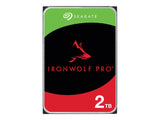 SEAGATE Ironwolf PRO Enterprise NAS HDD 2To 7200rpm 6Gb/s SATA 256Mo cache 8.9cm 3.5p 24x7 for NAS & RAID Rackmount systems BLK