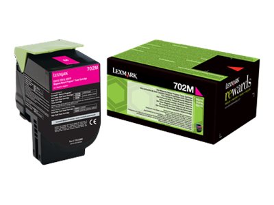LEXMARK 702M cartouche de toner magenta 1.000 pages retour program
