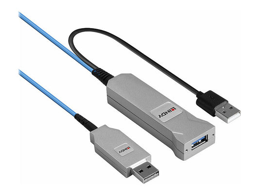 LINDY 100m Fibre Optic USB 3.0 Cable