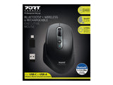 PORT DESIGNS Mouse Office Executive Rechargeable Bluetooth Combo