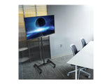 EATON TRIPPLITE Mobile TV Stand - Height Adjustable 13inch to 42inch TVs and Monitors Locking Casters Black