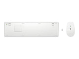 HP 650 Wireless Keyboard and Mouse Combo White
