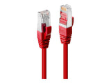 LINDY S/FTP Cat.6 Cable Red 1m LSOH incl. Testprotocol