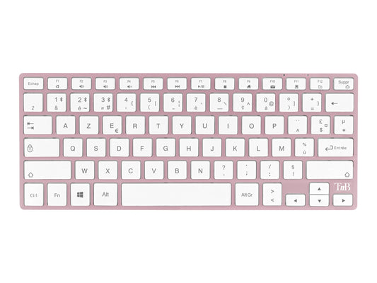 TNB iClick color Bluetooth keyboard and mouse - pink AZERTY (FR)