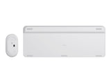 LOGITECH Slim Wireless Keyboard and Mouse Combo MK470 OFFWHITE (FR)