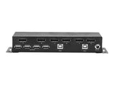 LINDY 2 Port Dual Head DisplayPort 1.2 KVM Switch 4x USB2.0 2x DP 1.2 Output