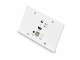 LINDY 150m HDMI and TypeC HDBT EU WallPlate KVM Extender