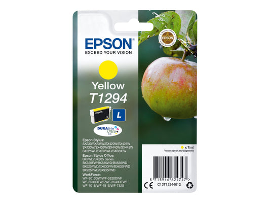 EPSON 1LB T1294 ink cartridge yellow high capacity 7ml 1-pack RF-AM blister w/s