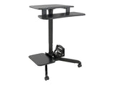 EATON TRIPPLITE Rolling Desk TV/Monitor Cart - Height Adjustable