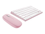 TNB iClick color Bluetooth keyboard and mouse - pink AZERTY (FR)