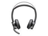 HP Poly Voyager Focus 2 USB-C-C Headset +USB-C/A Adapter +Charging Stand