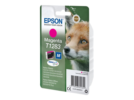 EPSON 1LB T1283 ink cartridge magenta standard capacity 3.5ml 1-pack RF-AM blister w/s
