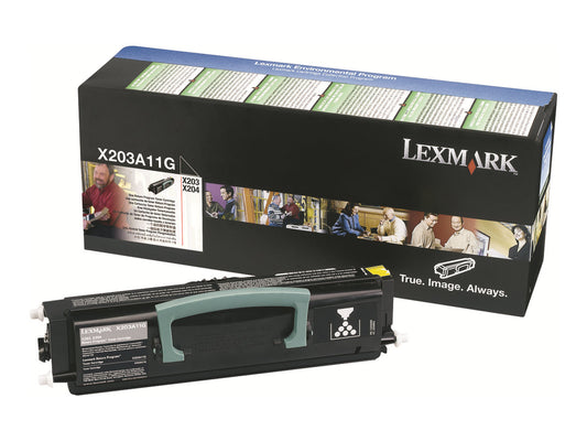 LEXMARK X203N, X204N cartouche de toner noir capacité standard 2.500 pages pack de 1 retour programme