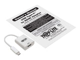 EATON TRIPPLITE USB-C to HDMI Adapter M/F - 4K 60Hz HDCP 2.2 White