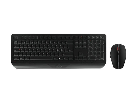 CHERRY GENTIX Desktop Wireless desktop Keyboard and Mouse black (PN)