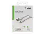 BELKIN BOOST CHARGE USB-A to Lightning Cable Braided 1M White