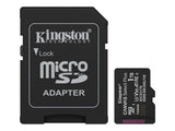 KINGSTON Canvas Select Plus Carte mémoire microSDXC 1To Gen3 150MB/s A1 Adaptateur SD Inclus