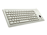 CHERRY Compact Trackball Keyboard USB grey (FR)