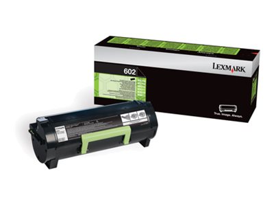 LEXMARK 602 cartouche de toner noir capacité standard 2.500 pages pack de 1 retour program