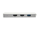 EATON TRIPPLITE USB-C Dock Triple Display HDMI VGA USB 3.2 Gen 1 USB-A Hub 100W PD Charging
