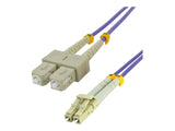 MCL SC/LC Multimode duplex 50/125 OM4 optical fiber - 20m