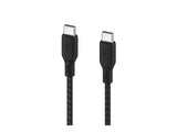 BELKIN 100w USB-C to USB-C Braided Cable 2M Black