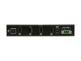 EATON TRIPPLITE 4-Port Industrial-Grade USB 2.0 Hub 15kV ESD Immunity Metal Housing Mountable
