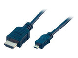 MCL Cable HDMI haute vitesse avec Ethernet type A male / type D male - 2m (P)