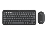 LOGITECH Pebble 2 Combo - TONAL GRAPHITE - (FRA) - 2.4GHZ/BT - N/A - CENTRAL-419 - UNIVERSAL