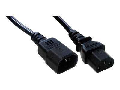 MCL Cordon secteur IEC mâle (C14) / femelle (C13) - 1m