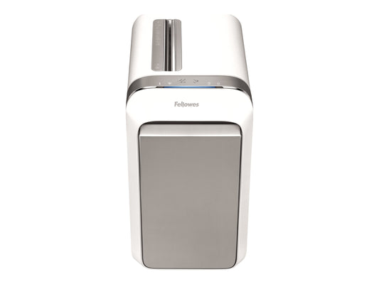 FELLOWES DESTRUCTEUR MICROSHRED LX221 BLANC COUPE MICROPARTICULES 230V EU/UK