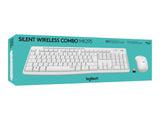 LOGITECH MK295 Silent Wireless Combo - OFF WHITE - FRA - CENTRAL