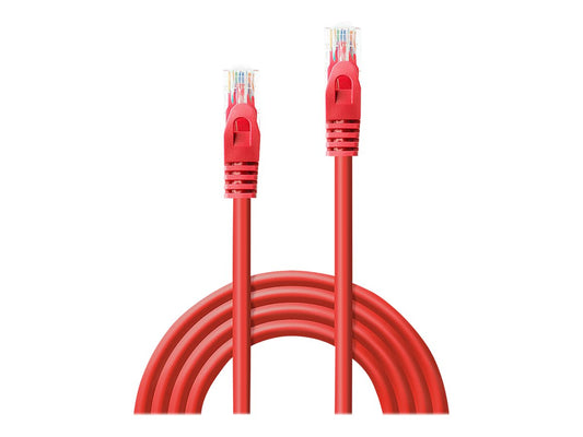 LINDY Basic Cat.6 U/UTP Cable Red 3m