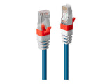 LINDY S/FTP Cat.6A Cable Blue 0.5m LSOH incl. Testprotocol
