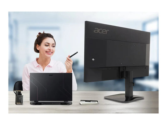 ACER Monitor Standard KA222QE0bi 21.5p FHD 100Hz HDMI 75Hz VGA LED IPS Flat 4ms VGA HDMI 3Years Warranty
