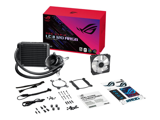 ASUS ROG Strix LC II 120 ARGB all-in-one liquid CPU cooler with Aura Sync