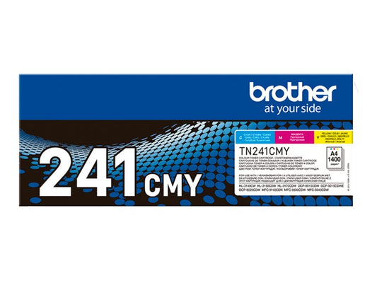 BROTHER TN241C/M/Y rainbow pack multi pack toners C/M/Y 1400pages/cartridge