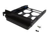QNAP Black HDD Tray v4 for 3.5p and 2.5p drives without key lock black plastic with 6 x screws for 2.5p HDD tooless