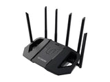 ASUS TUF Gaming BE6500 Dual Band WiFi 7 Router 4K-QAM Multi-Link Operation MLO Quad 2.5GbE port