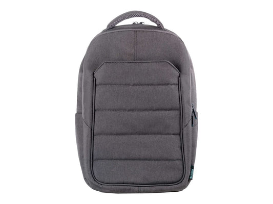 URBAN FACTORY Eco-designed laptop backpack made from recycled PET. Its structure is reinforced with high density foam