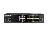 QNAP QSW-M3212R-8S4T Managed Switch 12 port of 10GbE port speed 8 port SFP+ 4 port 10gbE RJ45 half-rackmount design