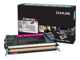 LEXMARK XS748DE cartouche de toner magenta 10.000 pages retour programme