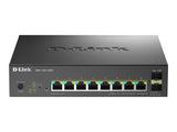 D-LINK Smart+ L2+ 8 ports 2.5 GbE PoE 1-2/60W - 3-8/30W and 2 ports 10 GbE SFP+ - Budget PoE 120 W