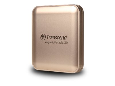 TRANSCEND 4To SSD Externe ESD420G USB 20Gbps Type C Magsafe Doré