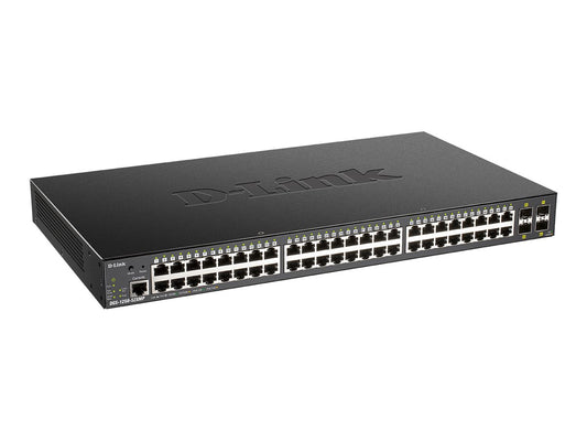 D-LINK 52-Port Smart Managed PoE+ Gigabit Switch 4x 10G dlink green 3.0 48x 10/100/1000Mbit/s TP RJ-45 Port 4x 10Gbit/s Fiber SFP+