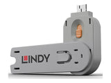 LINDY Clé pour bloqueur de port USB type A orange