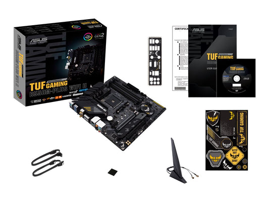 ASUS TUF GAMING B550M-PLUS WIFI II AM4 Socket 4x4DDR 1xHDMI 1xDP 2xM.2