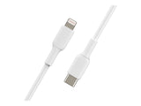 BELKIN BOOST CHARGE USB-C to Lightning Cable PVC 1M White