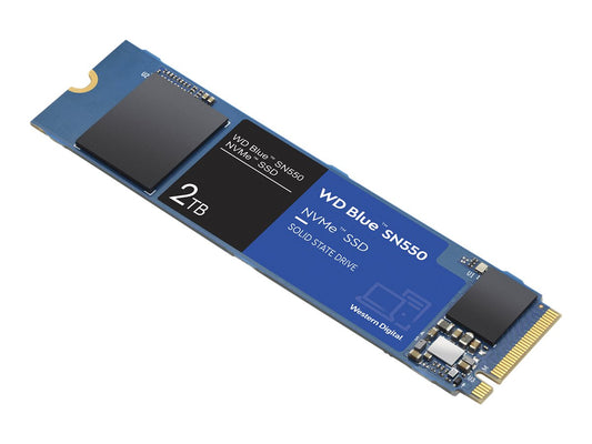WD Blue SSD SN550 NVMe 2To M.2 2280 PCIe Gen3 8Gb/s internal single-packed